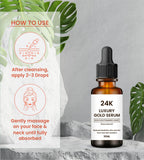 24k carat Gold Serum