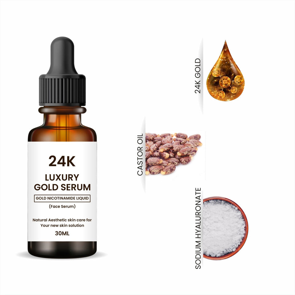 24k carat Gold Serum